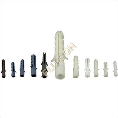 Dylo Grip PVC Rawl Plug - HD Polymer Assorted Size Grey | Easy to Use Uniform Threading Chemical and UV Resistant