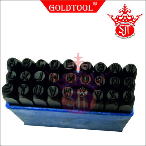 Blue & Gray Gold Tool A To Z Stamps
