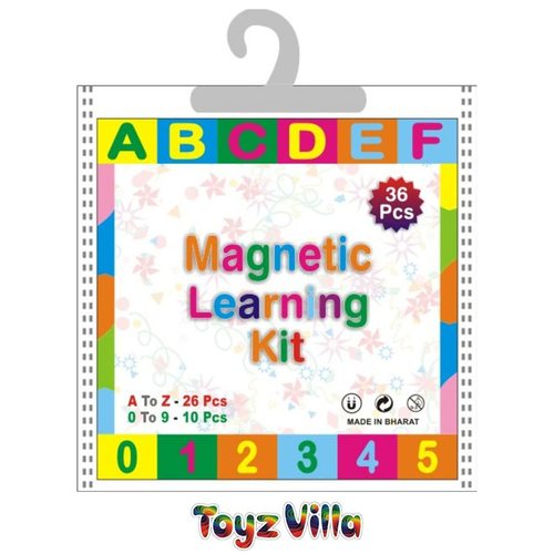 Multicolor Toyz Villa Eva Foam Magnetic Learning Kit