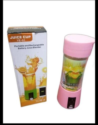 Juicer Cup - Stainless Steel Portable & Compact Design 2 in 1 USB Rechargeable Water Bottle & Juicer for On-the-Go Fresh Juice
