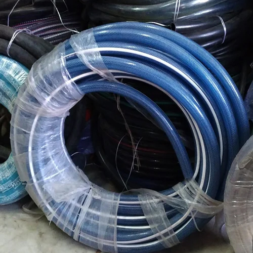 Blue Pvc Nylon Braided Pipe
