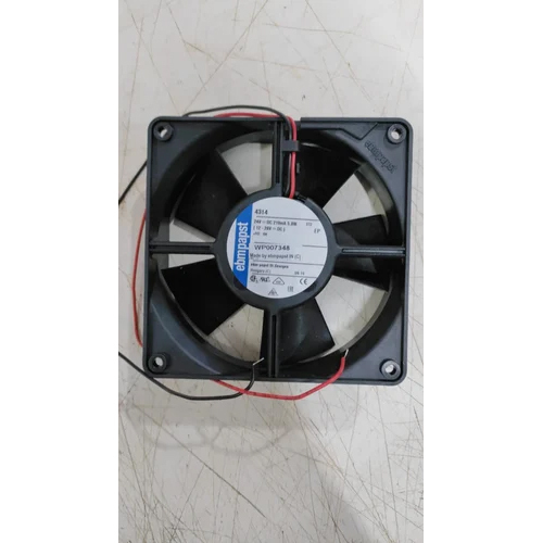 1500 Rpm Speed Dc Cooling Fan - Color: Black