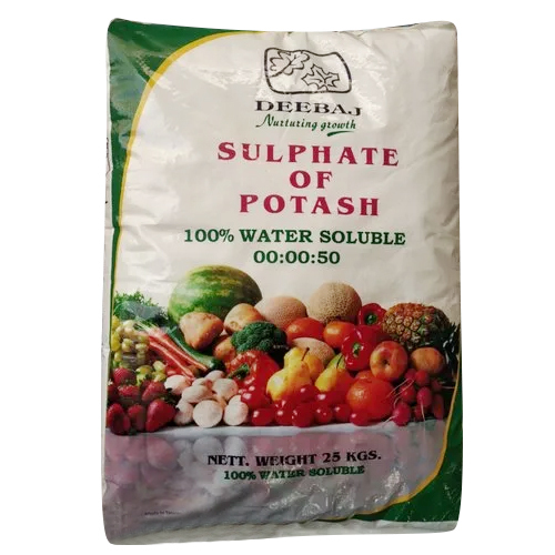 White Npk 00-00-50 Potassium Sulphate Fertilizer
