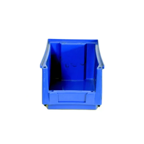 25 Plastic Crate Bin - High-Quality Plastic 230x150x127mm Blue Color - Stackable Design 2-Way Handlift Feature Versatile Storage Solution