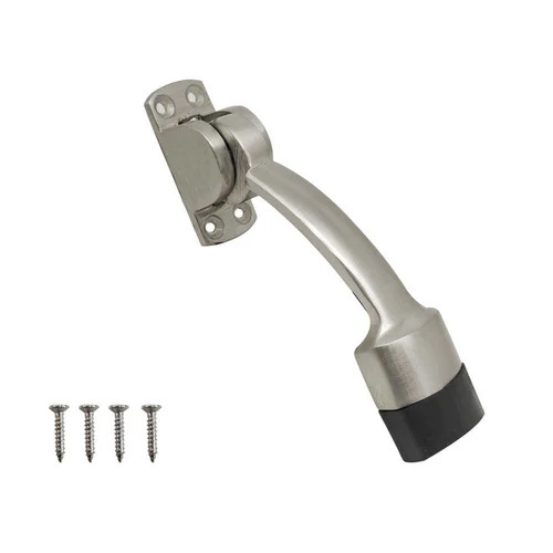 Brass Door Stopper - Stainless Steel, Various Sizes, Silver Color | Polished Finish for Elegant Door Solutions, Durable for Residential & Commercial Use