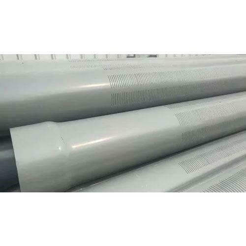 Perforated Pvc Pipes - Color: Grey